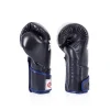 Fairtex BGV6 Stylish Angular Sparring Boxing Gloves in Blue – side view