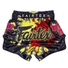 Fairtex BS-Halloween Rotting Fist Muay Thai Shorts in Black – view 5 Fairtex BS-Halloween Rotting Fist Muay Thai Shorts in Black/Red/Yellow – view 5