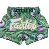 Fairtex BS-Halloween Soul Reaper Muay Thai Shorts in Green – front view