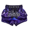 Fairtex BS-Halloween Twilight Muay Thai Shorts in Black – front view Fairtex BS-Halloween Twilight Muay Thai Shorts in Purple – front view
