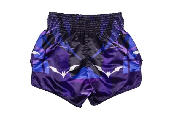 Fairtex BS-Halloween Twilight Muay Thai Shorts in Black – view 4 Fairtex BS-Halloween Twilight Muay Thai Shorts in Purple – view 4