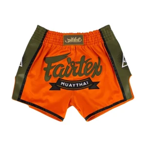 Fairtex BS1705 Muay Thai Shorts in Orange – front view