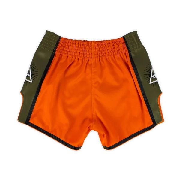 Fairtex BS1705 Muay Thai Shorts in Black – view 2 Fairtex BS1705 Muay Thai Shorts in Orange – view 2