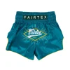 Fairtex BS1907 Focus Muay Thai Shorts in Black – view 2 Fairtex BS1907 Focus Muay Thai Shorts in Teal – view 2