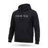 Fairtex FHS31 French Terry Pullover Hoodie in Black – front view