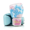 Fairtex Fiore Limited Edition Boxing Gloves in Light Blue/Pink – view 3