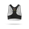 Fairtex SB8 Urface Script Sports Bra in Black – view 2