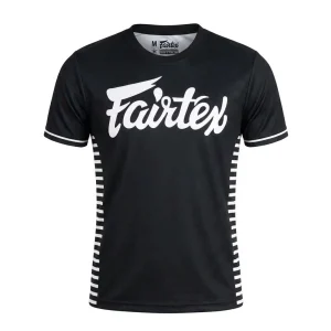 Fairtex TST353 ONE Lumpinee Dri-Fit T-Shirt in Black – front view