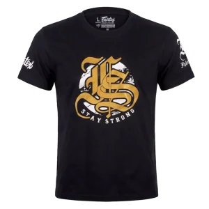 Fairtex x Fight Story T-Shirt in Black – front view