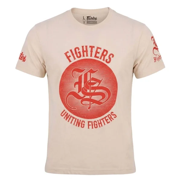 Fairtex x Fight Story T-Shirt in Cream – front view