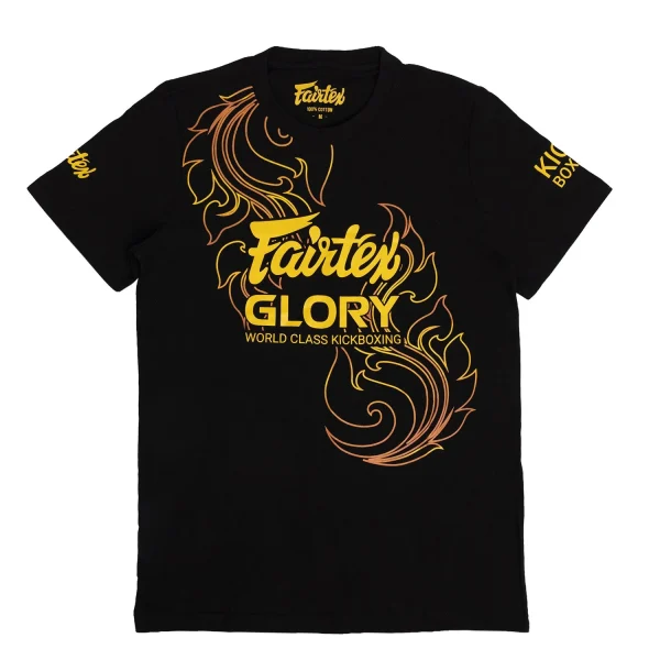 Fairtex x Glory 03 T-Shirt in Black/Gold – view 3