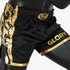 Fairtex BSG1 Glory Fight Shorts in Black/Gold – view 3 Fairtex BSG1 Glory Fight Shorts in Black/Gold – view 3