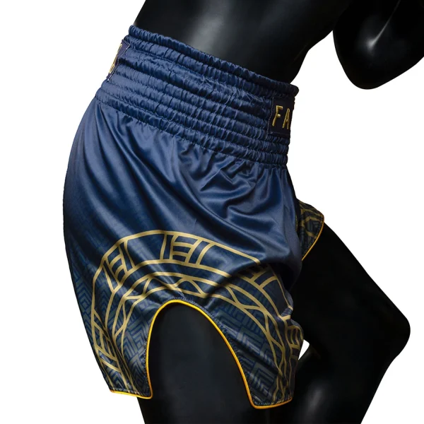 Fairtex BS-RAJ01 Rajadamnern Muay Thai Shorts in Navy – view 5