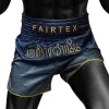 Fairtex BS-RAJ03 Rajadamnern Muay Thai Shorts in Navy – view 3