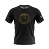 Fairtex x Rajadamnern T-Shirt in Black/Gold – front view Fairtex x Rajadamnern T-Shirt in Black/Gold – front view
