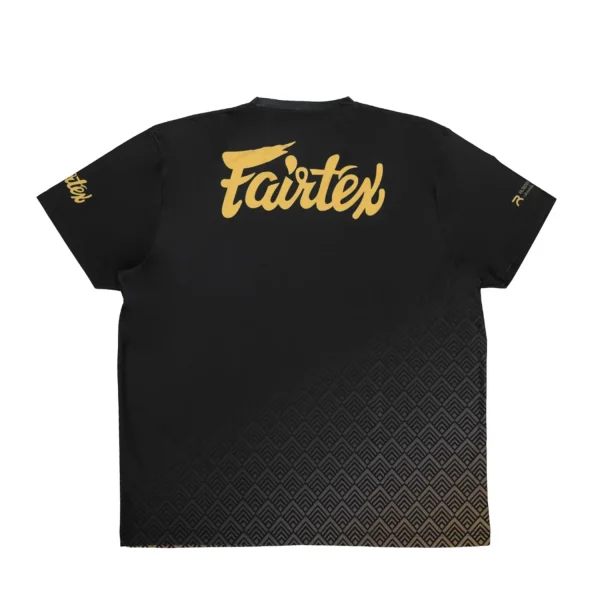 Fairtex x Rajadamnern T-Shirt in Black/Gold – view 4 Fairtex x Rajadamnern T-Shirt in Black/Gold – view 4