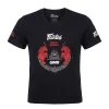 Fairtex x Royal Enfield Guerrilla 450 T-Shirt in Black – front view