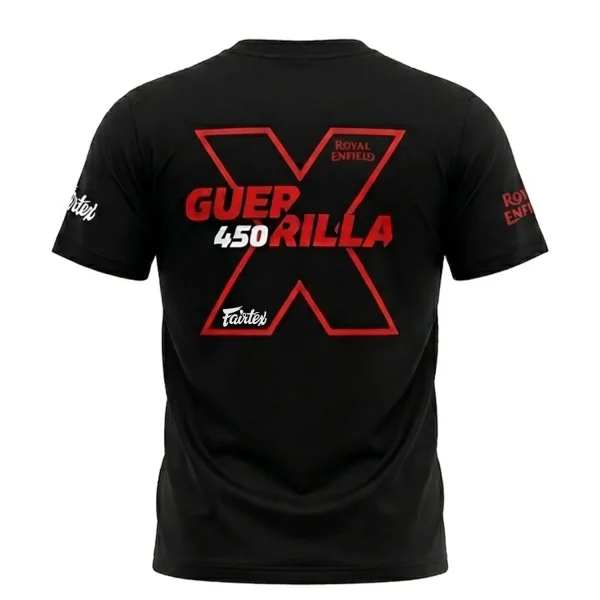 Fairtex x Royal Enfield Guerrilla 450 T-Shirt in Black – view 2
