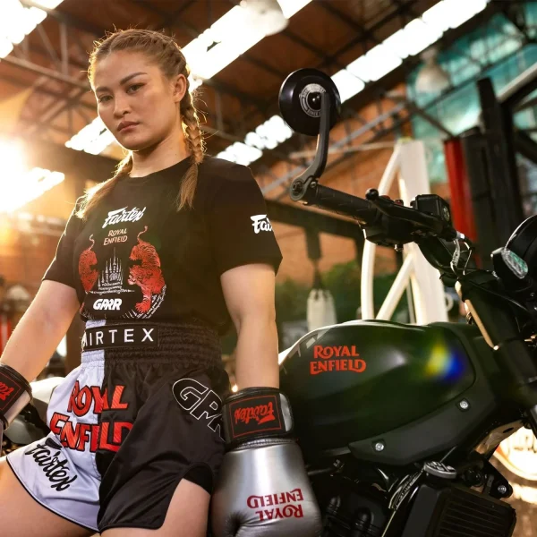 Fairtex x Royal Enfield Guerrilla 450 T-Shirt in Black – view 6