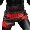 Fairtex RWS01 RWS Muay Thai Shorts in Black/Red – view 3