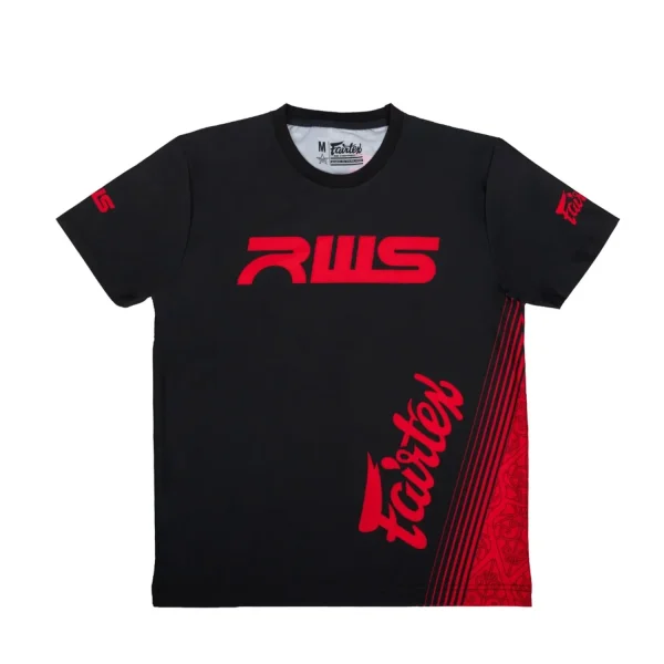 Fairtex x RWS T-Shirt in Black/Red – view 3