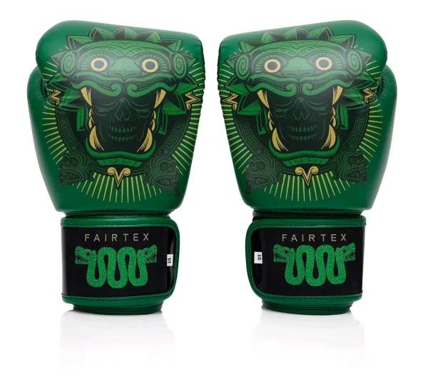 Fairtex Resurrection Tom Atencio Boxing Gloves in Black – view 2 Fairtex Resurrection Tom Atencio Boxing Gloves in Green – view 2