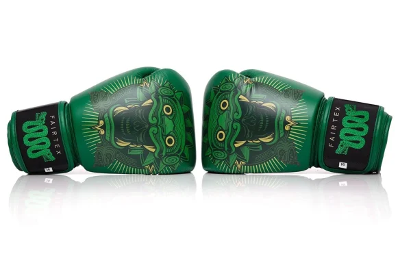 Fairtex Resurrection Tom Atencio Boxing Gloves in Black – view 3 Fairtex Resurrection Tom Atencio Boxing Gloves in Green – view 3