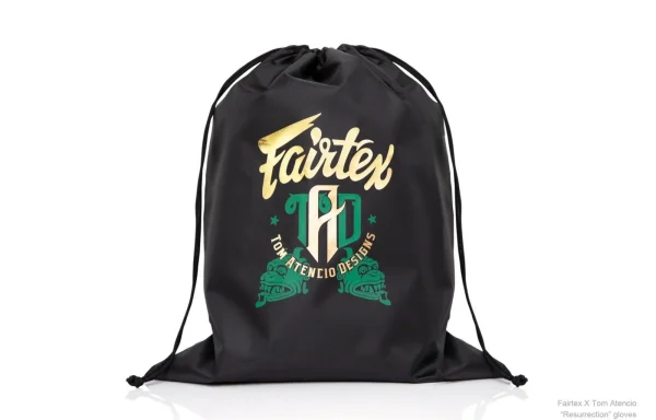 Fairtex Resurrection Tom Atencio Boxing Gloves in Black – view 4 Fairtex Resurrection Tom Atencio Boxing Gloves in Green – view 4