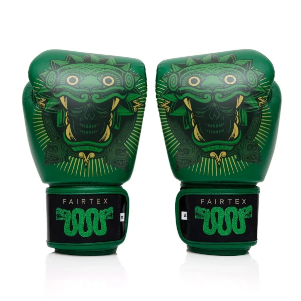 Fairtex Resurrection Tom Atencio Boxing Gloves in Black – view 6 Fairtex Resurrection Tom Atencio Boxing Gloves in Green – view 6