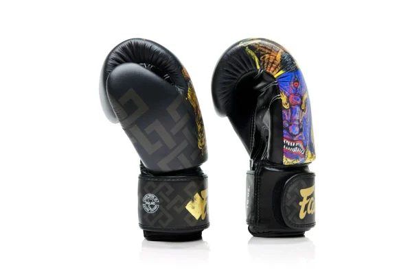 Fairtex Yamantaka Limited Edition Boxing Gloves in Multi-coloured – view 2